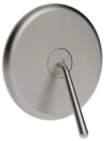 GESSI Goccia Parties apparentes pour mitigeur mural, 1 sortie. Chrome Brosse