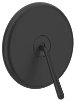 GESSI Goccia Parties apparentes pour mitigeur mural, 1 sortie. Noir XL
