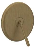 GESSI Goccia Parties apparentes pour mitigeur mural, 1 sortie. Antique Laiton