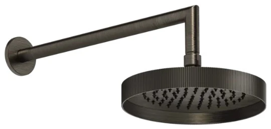 Gessi Ingranaggio douche de tête latérale orientable. Aged Bronze