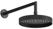 Gessi Ingranaggio douche de tête latérale orientable. Noir XL