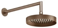 Gessi Ingranaggio douche de tête latérale orientable. Cuivre Brossé PVD