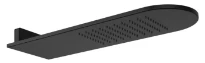 GESSI Ingranaggio Pomme de douche anticalcaire Noir XL