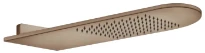 GESSI Ingranaggio Pomme de douche anticalcaire Cuivre Brossé PVD