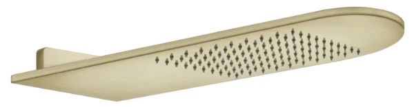 GESSI Ingranaggio Pomme de douche anticalcaire Brushed Brass PVD
