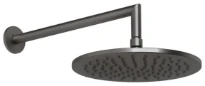 GESSI Ingranaggio Pomme de douche latérale orientable. Black Metal Brossé PVD