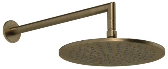 Gessi Ingranaggio douche de tête latérale orientable. Antique Laiton