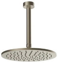 GESSI Ingranaggio Pomme de douche au plafond orientable. Finox Brushed Nickel