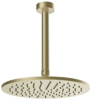 Gessi Ingranaggio douche de tête au plafond orientable. laiton brossé PVD