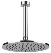 GESSI Ingranaggio Douchette au plafond avec bras orientable, longueur à la demande. chromé