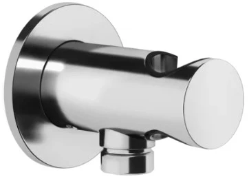 GESSI Ingranaggio Sortie murale coudée avec support fixe pour douchette. chromé