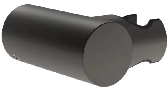 Gessi Ingranaggio Support mural orientable pour douchette. Black Metal Brossé PVD