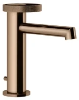 GESSI Anello Mitigeur lavabo, avec vidage et flexibles de raccordement. Cuivre PVD