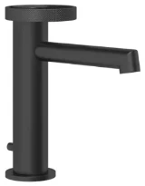 GESSI Anello Mitigeur lavabo, avec vidage et flexibles de raccordement. Noir XL