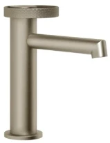 GESSI Anello Mitigeur lavabo, sans vidage, avec flexibles de raccordement. Finox Brushed Nickel