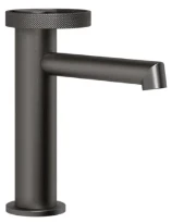 GESSI Anello Mitigeur lavabo, sans vidage, avec flexibles de raccordement. Black Metal Brossé PVD