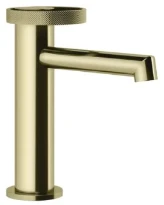 GESSI Anello Mitigeur lavabo, sans vidage, avec flexibles de raccordement. Brass PVD