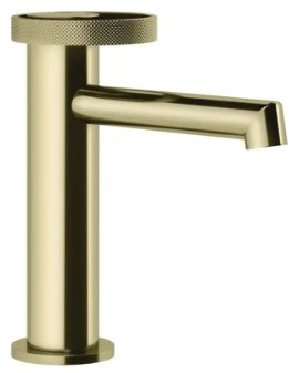 GESSI Anello Mitigeur lavabo, sans vidage, avec flexibles de raccordement. Brass PVD
