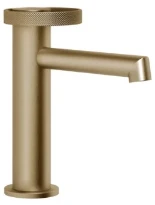 GESSI Anello Mitigeur lavabo, sans vidage, avec flexibles de raccordement. Warm Bronze Br. PVD