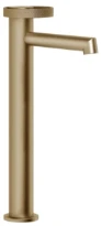 GESSI Anello Mitigeur lavabo réhaussé, bec court, sans vidage, avec flexibles de raccordement. Warm Bronze Br. PVD