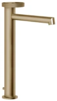 GESSI Anello Mitigeur lavabo réhaussé, bec long, avec vidage et flexibles de raccordement. Warm Bronze Br. PVD