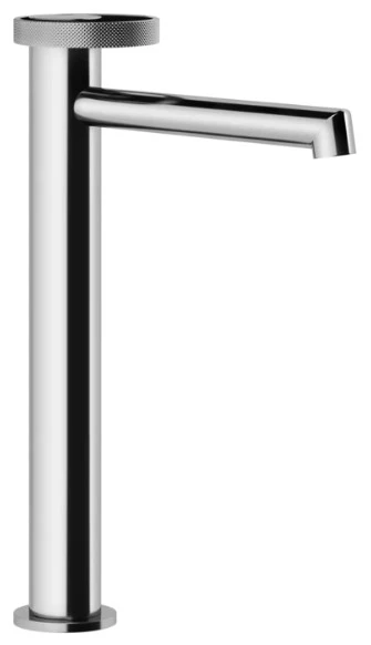 Gessi Anello Mitigeur lavabo rehaussé, bec long, sans vidage, avec flexibles de raccordement. chromé