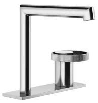 GESSI Anello Mitigeur lavabo, sans vidage, avec flexibles de raccordement. chromé