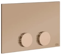 GESSI Ingranaggio Total Look Plaques de déclenchement pour TECE Cuivre PVD