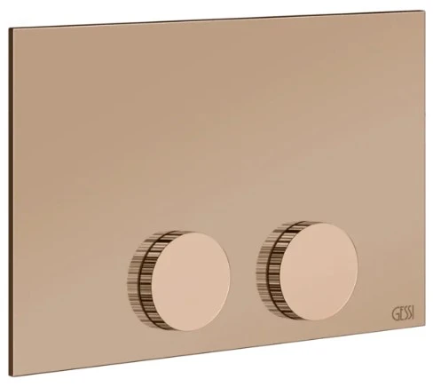 GESSI Ingranaggio Total Look Plaques de déclenchement pour TECE Cuivre PVD