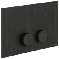 Gessi Ingranaggio Total Look plaque de commande pour Geberit Sigma 8 et Sigma 12 Aged Bronze