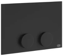 GESSI Ingranaggio Total Look Plaques de déclenchement pour TECE Noir XL