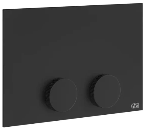 GESSI Ingranaggio Total Look Plaques de déclenchement pour TECE Noir XL