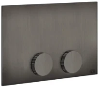 GESSI Ingranaggio Total Look Plaques de déclenchement pour TECE Black Metal Brossé PVD