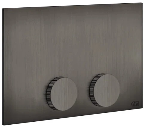 GESSI Ingranaggio Total Look Plaques de déclenchement pour TECE Black Metal Brossé PVD