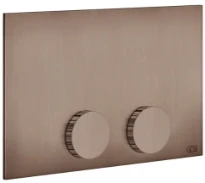 GESSI Ingranaggio Total Look Plaques de déclenchement pour TECE Cuivre Brossé PVD