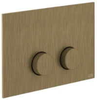 GESSI Ingranaggio Total Look Plaques de déclenchement pour TECE Antique Laiton