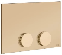 GESSI Ingranaggio Total Look Plaques de déclenchement pour TECE Warm Bronze PVD