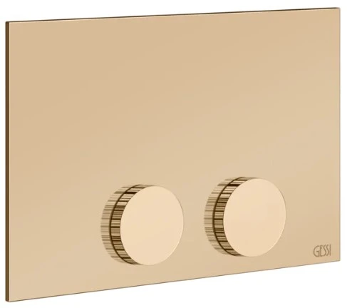 GESSI Ingranaggio Total Look Plaques de déclenchement pour TECE Warm Bronze PVD