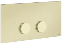 GESSI Ingranaggio Total Look Plaques de déclenchement pour VIEGA PREVISTA Brass PVD
