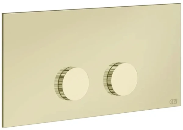 GESSI Ingranaggio Total Look Plaques de déclenchement pour VIEGA PREVISTA Brass PVD