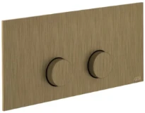 GESSI Ingranaggio Total Look Plaques de déclenchement pour VIEGA PREVISTA Antique Laiton