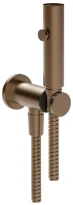 GESSI Ingranaggio Total Look Douchette hygienique shut-off murale. Cuivre Brossé PVD