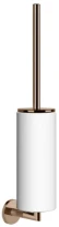GESSI Anello Accessories Porte-balayette mural blanche. Cuivre PVD