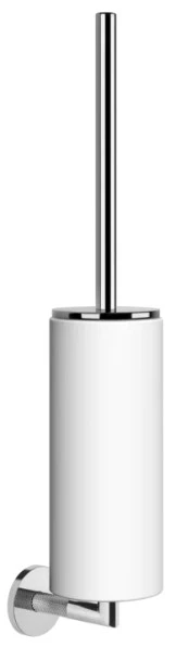 Gessi Anello Accessoires Porte-brosse mural blanc. chromé