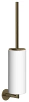 Gessi Anello Accessoires Porte-brosse mural blanc. Antique Laiton