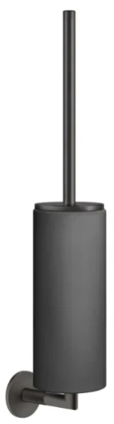 PF63720#707 GESSI Anello Accessories Wand-toiletborstelhouder zwart Geb. Zwart Metaal PVD