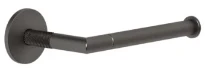 Gessi Anello Accessoires Porte-papier mural horizontal ou vertical. Black Metal Brossé PVD