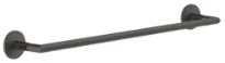 GESSI Anello Accessories Porte-serviette 45 cm. Black Metal Brossé PVD