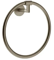GESSI Anello Accessories Anneau porte-serviette. Finox Brushed Nickel