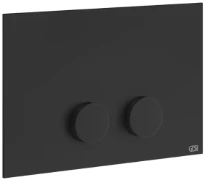 Gessi Anello Total Look Plaques de commande pour Geberit SIgma 8 e Sigma 12 Noir XL